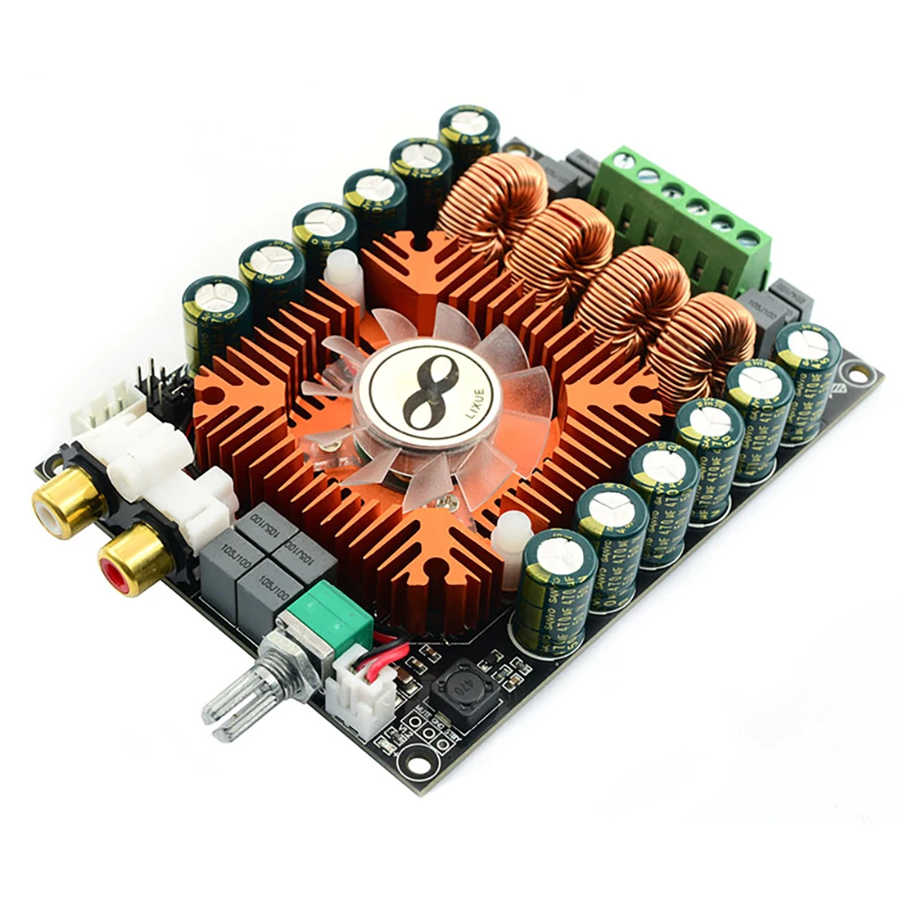 2 0 HIFI стерео усилитель TDA7498E плата цифрового усилителя высокой мощности 160 Вт *