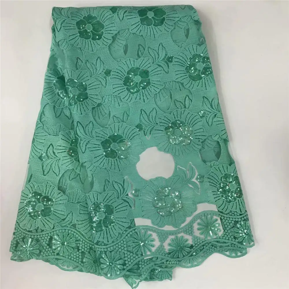 2020 горячая Распродажа африканская кружевная ткань с блестками нигерийская