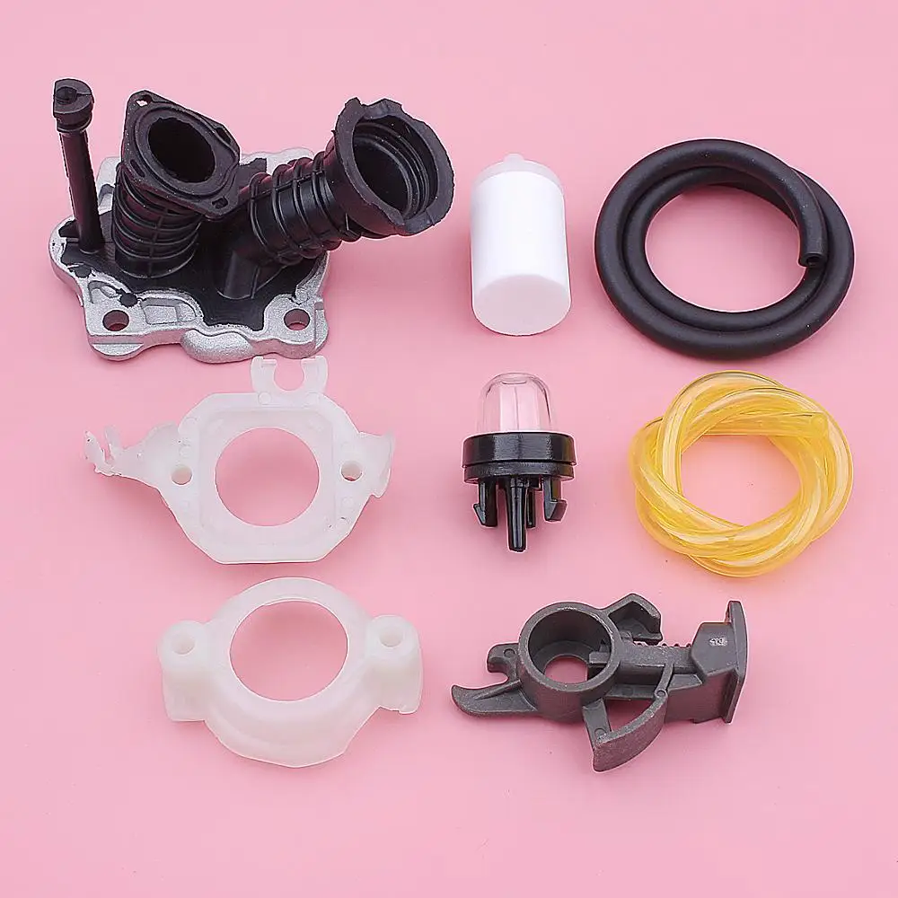 Впускной коллектор труба фланец настенный комплект управления для Husqvarna 445 445E 450