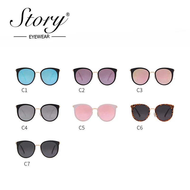 Очки солнцезащитные кошачий глаз для мужчин и женщин поляризационные брендовые