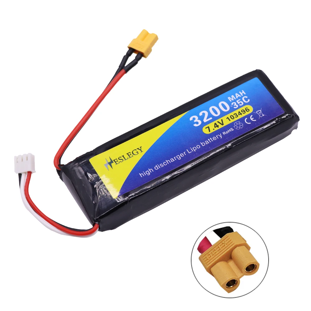 Аккумулятор Lipo 7 4 В 3200 мАч для MJX Bugs 3 B3 запасные части радиоуправляемого