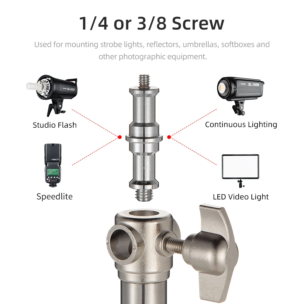 Штатив из нержавеющей стали для светильник студии 2 7 м|Аксессуары фотостудии| |
