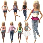 Новейшая Смешанная кукла NK, благородная повседневная Вечерние чная одежда ручной работы, топ, модные аксессуары для куклы Барби, подарок для девочек JJ 8X