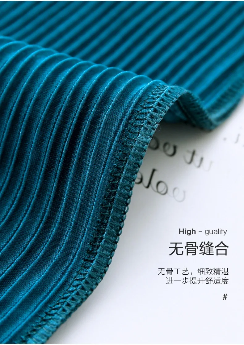 

Spring/summer 2021 loose mopping pants letters high waist straight tube ice silk chiffon TB waist pleated wide leg pants women