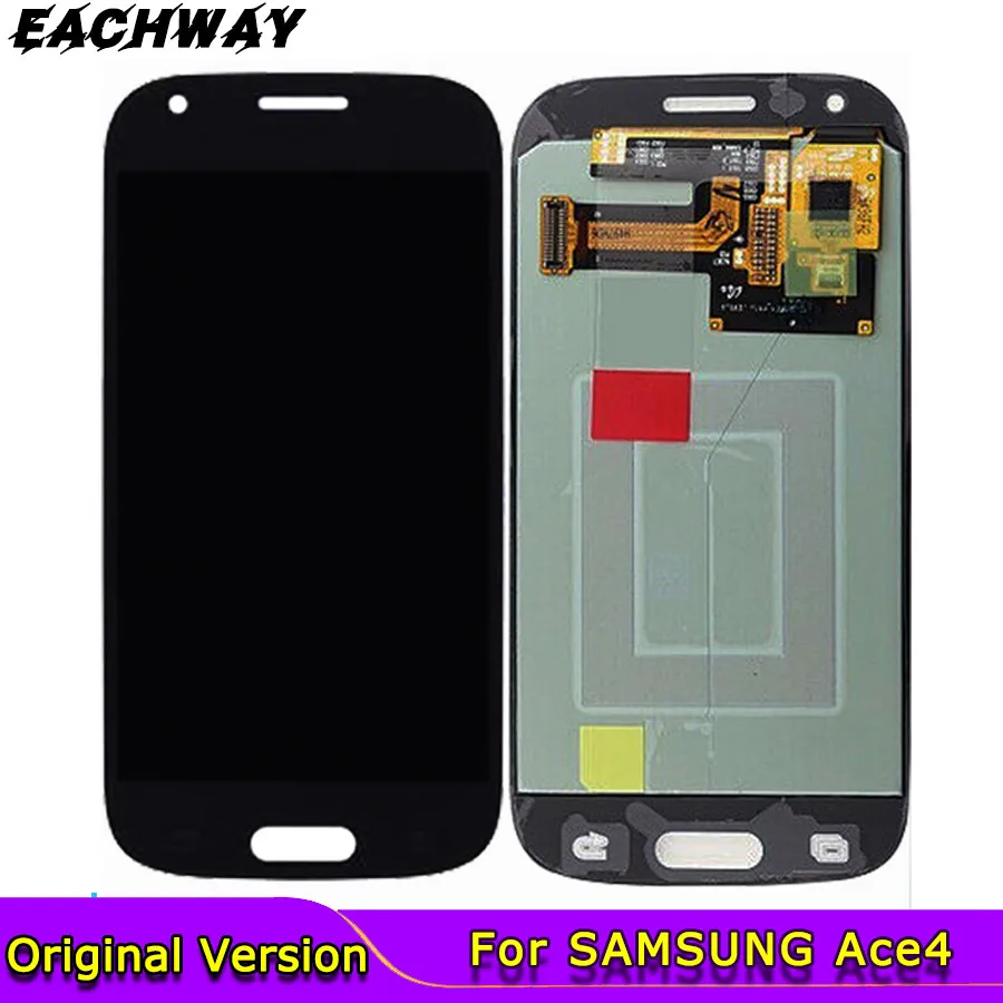 ЖК дисплей SUPER AMOLED для Samsung Galaxy Ace4 Ace 4 SM G357 G357FZ с сенсорным экраном и дигитайзером в