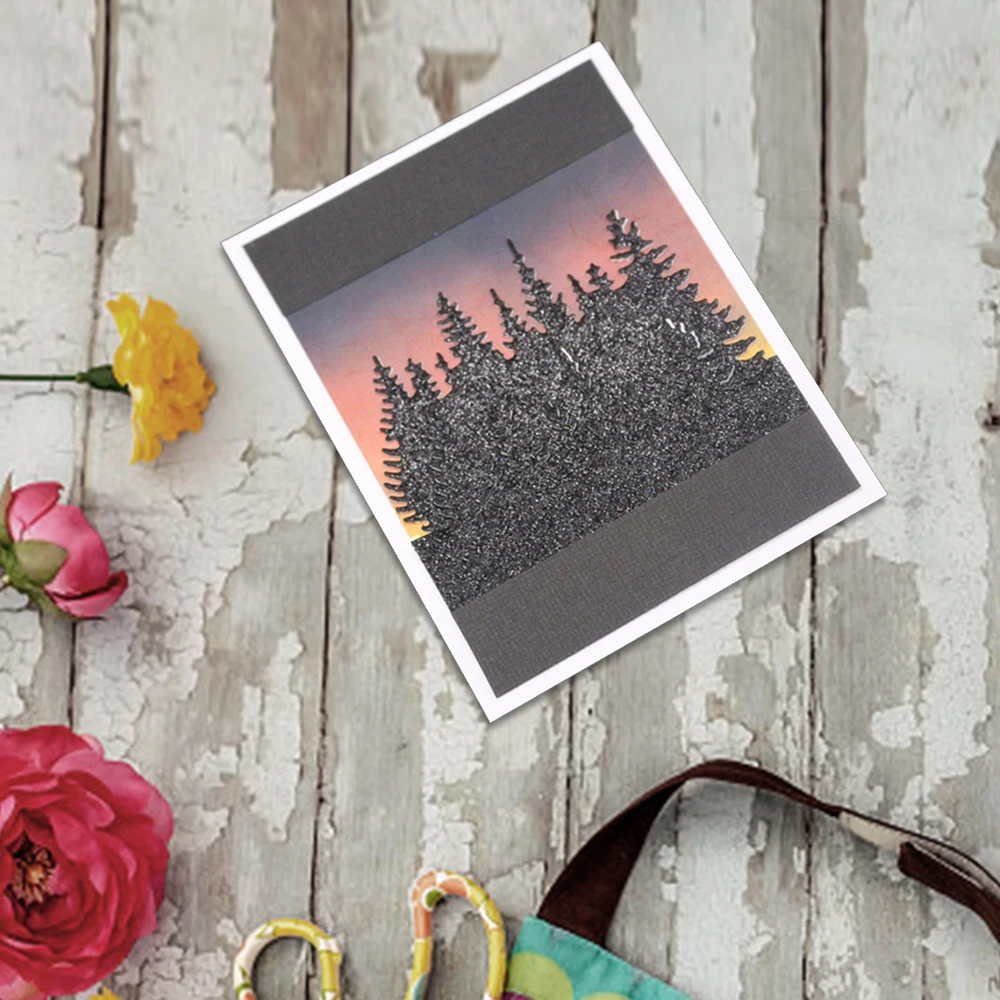 DIY рождественская елка животные олень рамки для резки металла изготовление