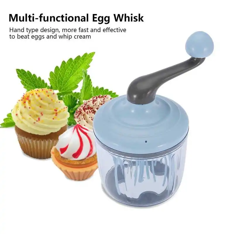 

1100Ml Manual Egg Cream Whisk Hand Type Foam Maker Milk Frother Handheld Multi-Functional Eggs Beater Practical Kitchen Tool