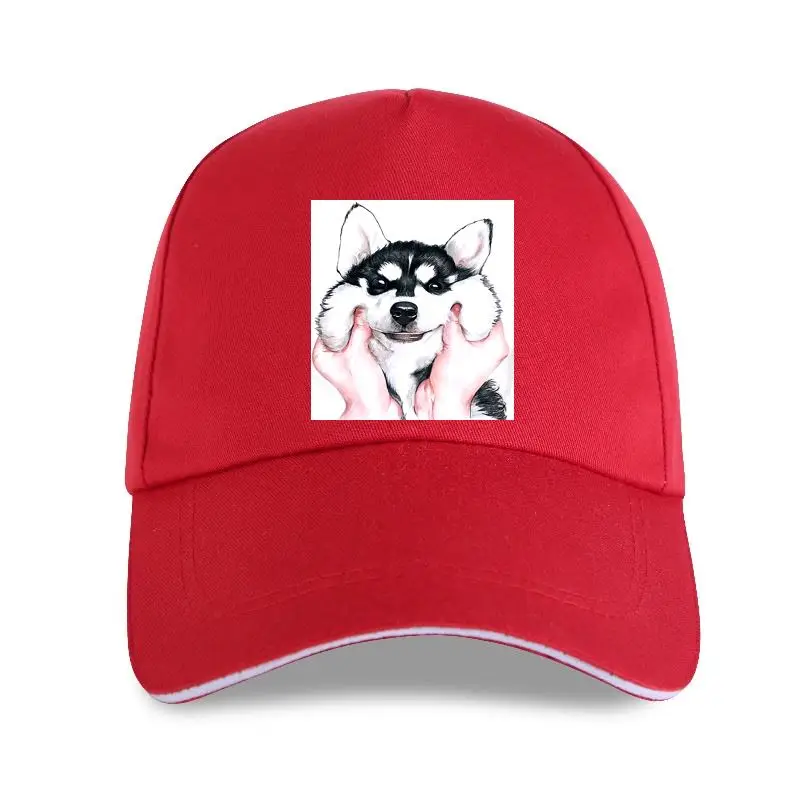 

Новинка, летняя 3d Акварельная бейсболка с принтом Хаски для мужчин и женщин