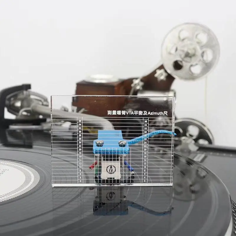 LP Vinyl Record Player Measuring Phono Tonearm VTA/Cartridge Azimuth Ruler Balance Cartridge Headshell Turntable | Электроника