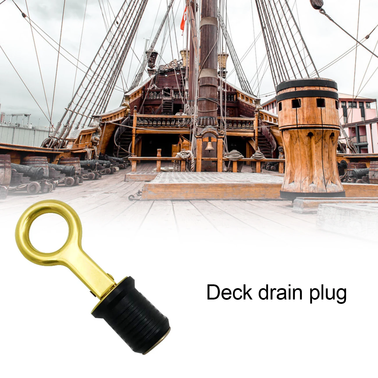 

32mm Rubber Brass Drain Plug Adjustable Marine Foldable Tight Flip Style Hull Livewell Ransom Seawall Marine Boat Accessories