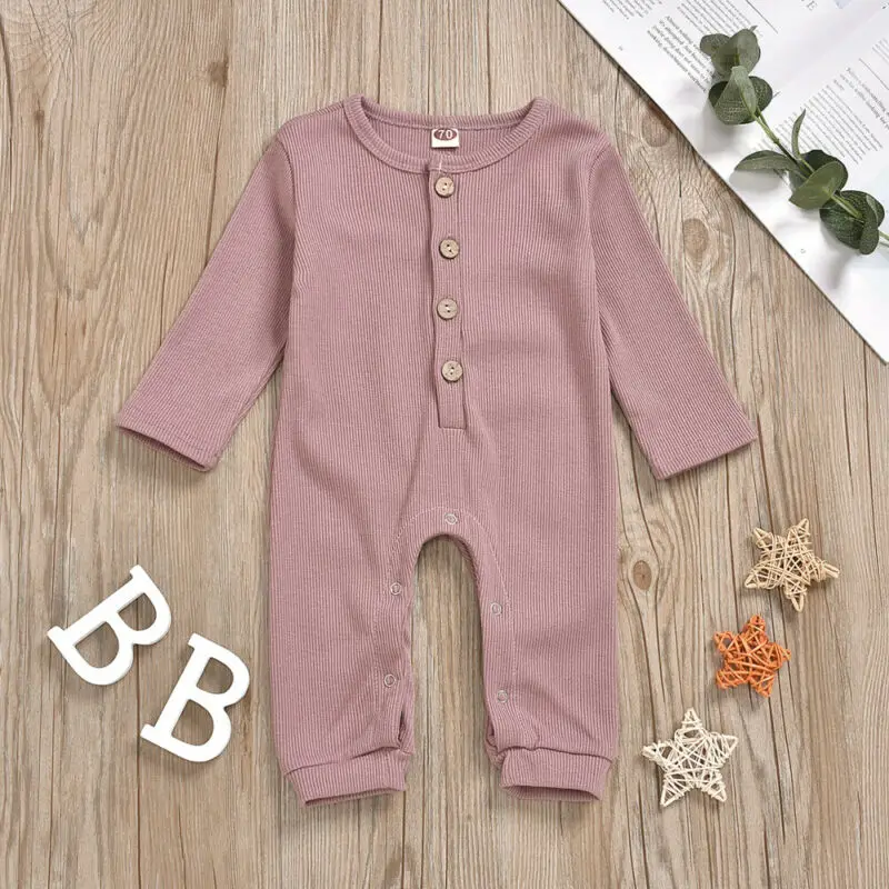 

Baby Girl Boy Romper Autumn Winter Knitted Romper Jumpsuit One-Pieces Clothes