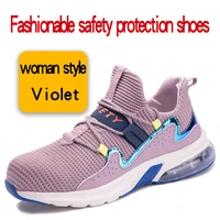 2021 womens summer safety boots work boots men and women safety shoes protective steel toes lightweight sports non slip