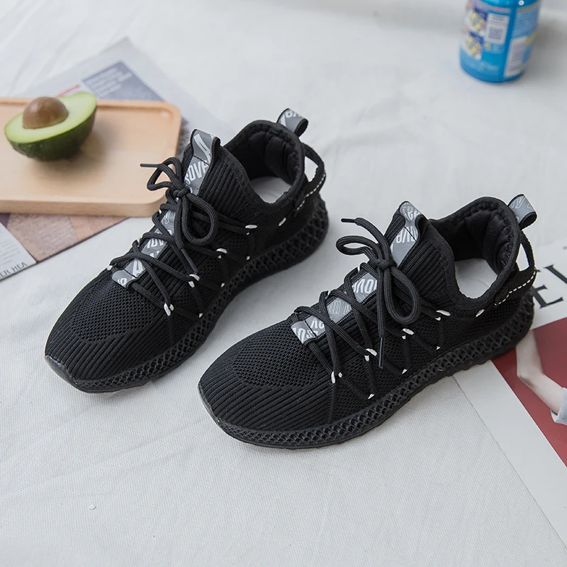 

autumn Women Flats lace-up Casual Shoes women Woman Lightweight Breathable mesh Trainers Soft Walking Shoes woman shoes mujer