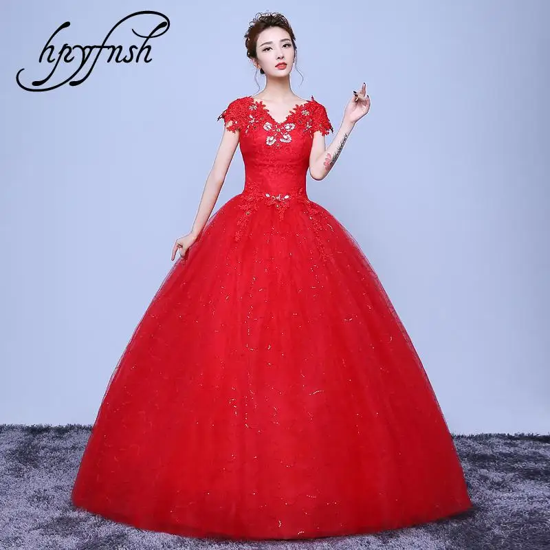 Новая мода простое белое красное платье с v образным вырезом Vestidos De Novia 2020