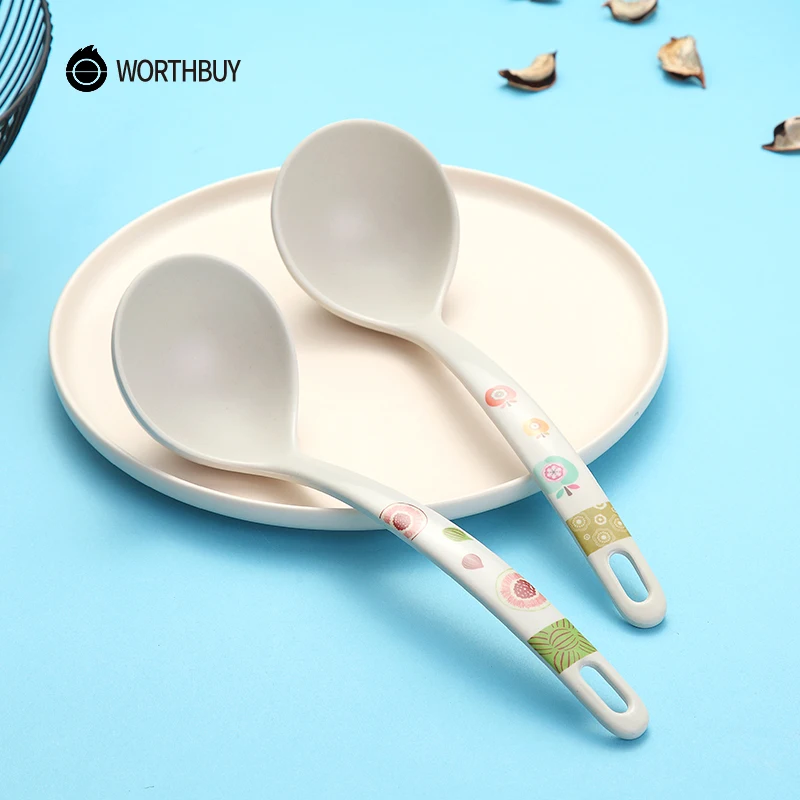 WORTHBUY японский суповый ковш с длинной ручкой Экологичная бамбуковая суповая