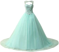 bealegantom cheap lace quinceanera dresses 2021 ball gown appliques beaded sweet 16 dress debutante vestidos de 15 anos qa1608