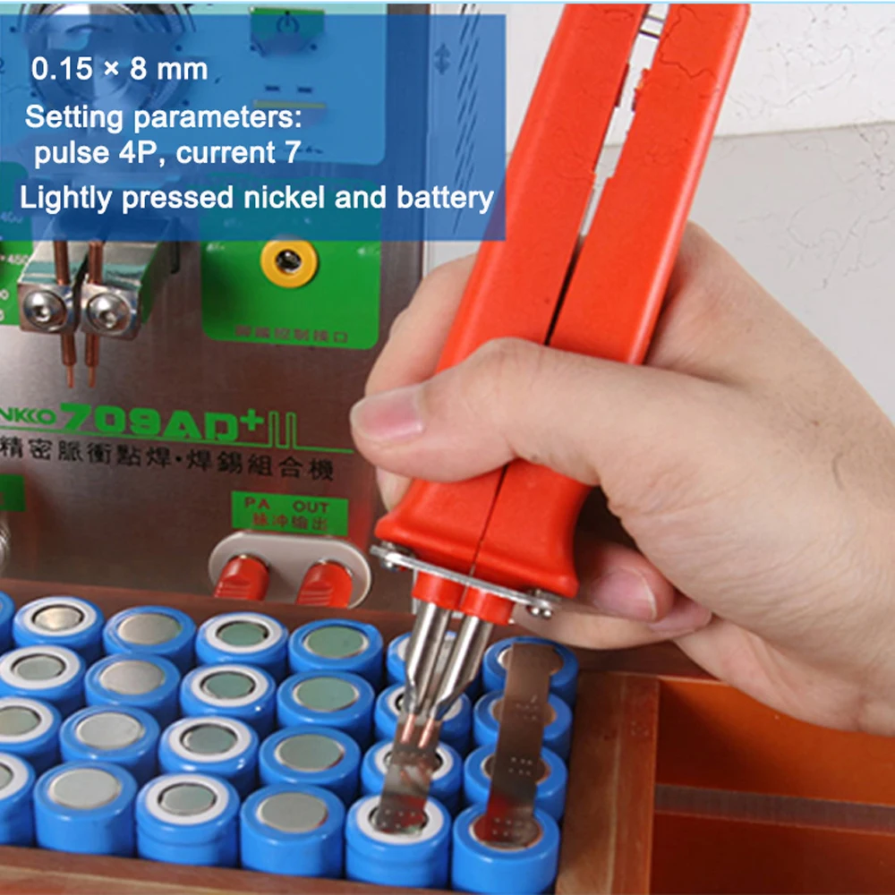

HB-70B Spot Welding Pen handle For 18650 Lithium Battery Production DIY Pulse Welding Pen Remote Welder Large Size Battery Pack