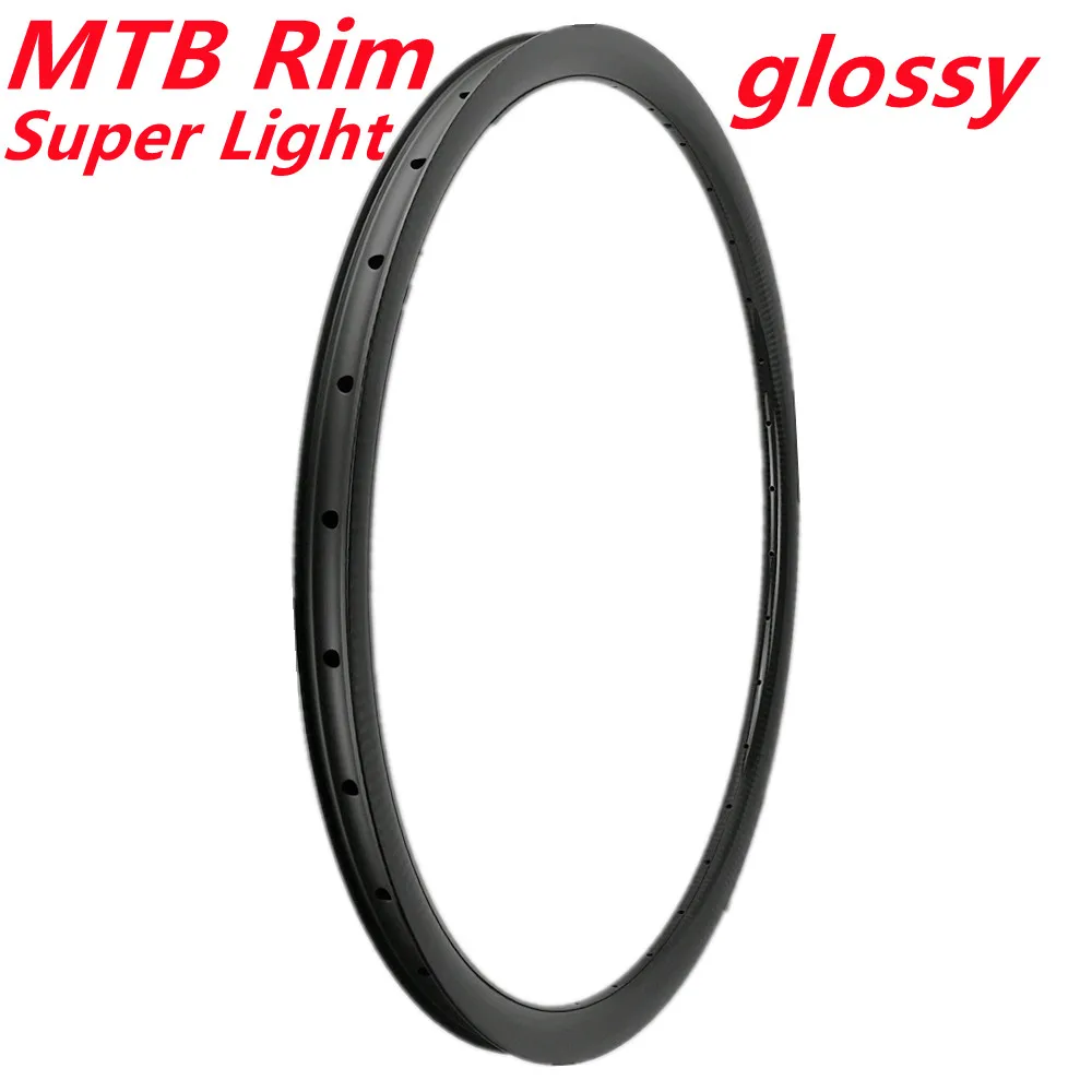 

3K саржа глянцевый горный обод высокого качества 29er велосипедный обод все размеры супер светильник XC горный велосипед яркий горный карбонов...