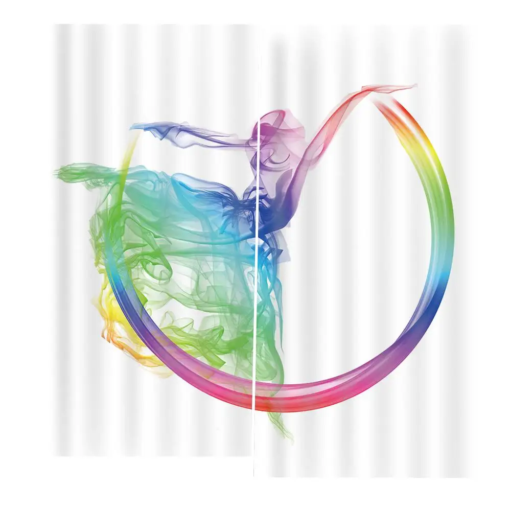 Dream rainbow aurora 3D оконные шторы занавески для гостиной спальни Декор Индивидуальный