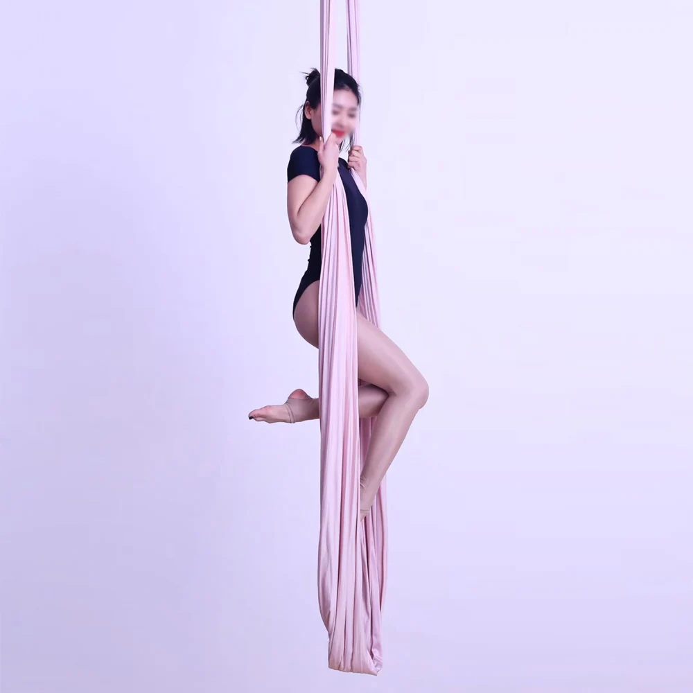 5*2 8 м гамак для йоги Одноцветный анти гравитационный качели Воздушная инверсия