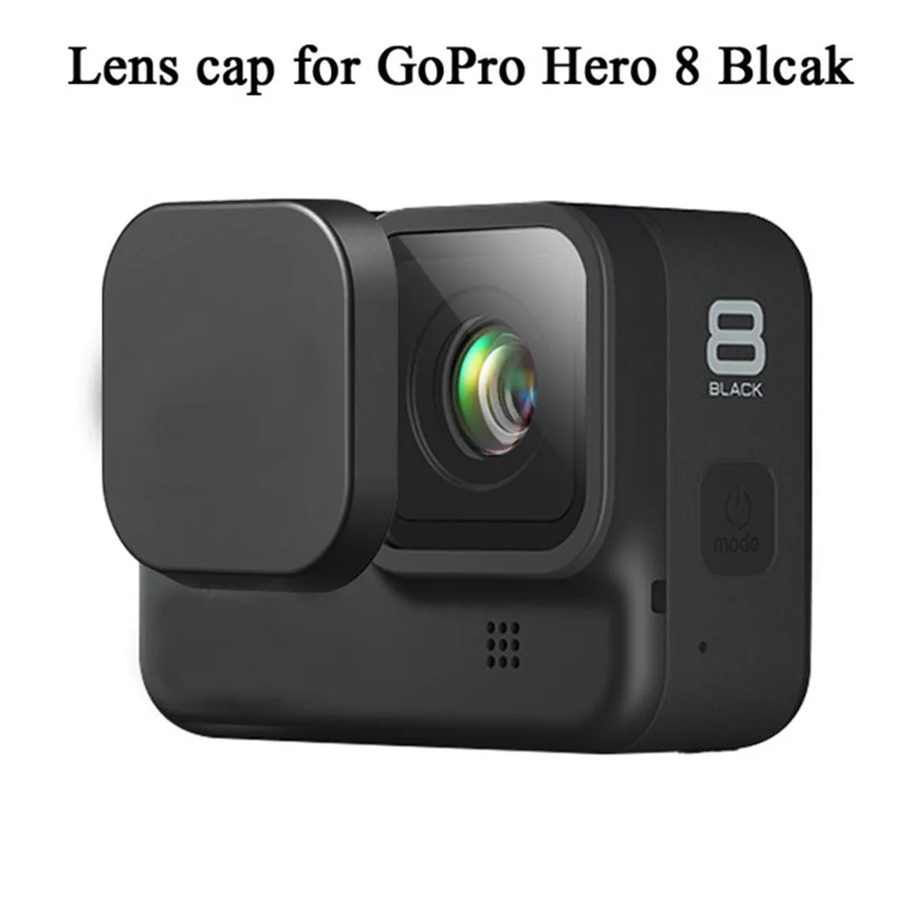 Защитный силиконовый чехол для GoPro Hero 8 черное закаленное стекло Защитная пленка