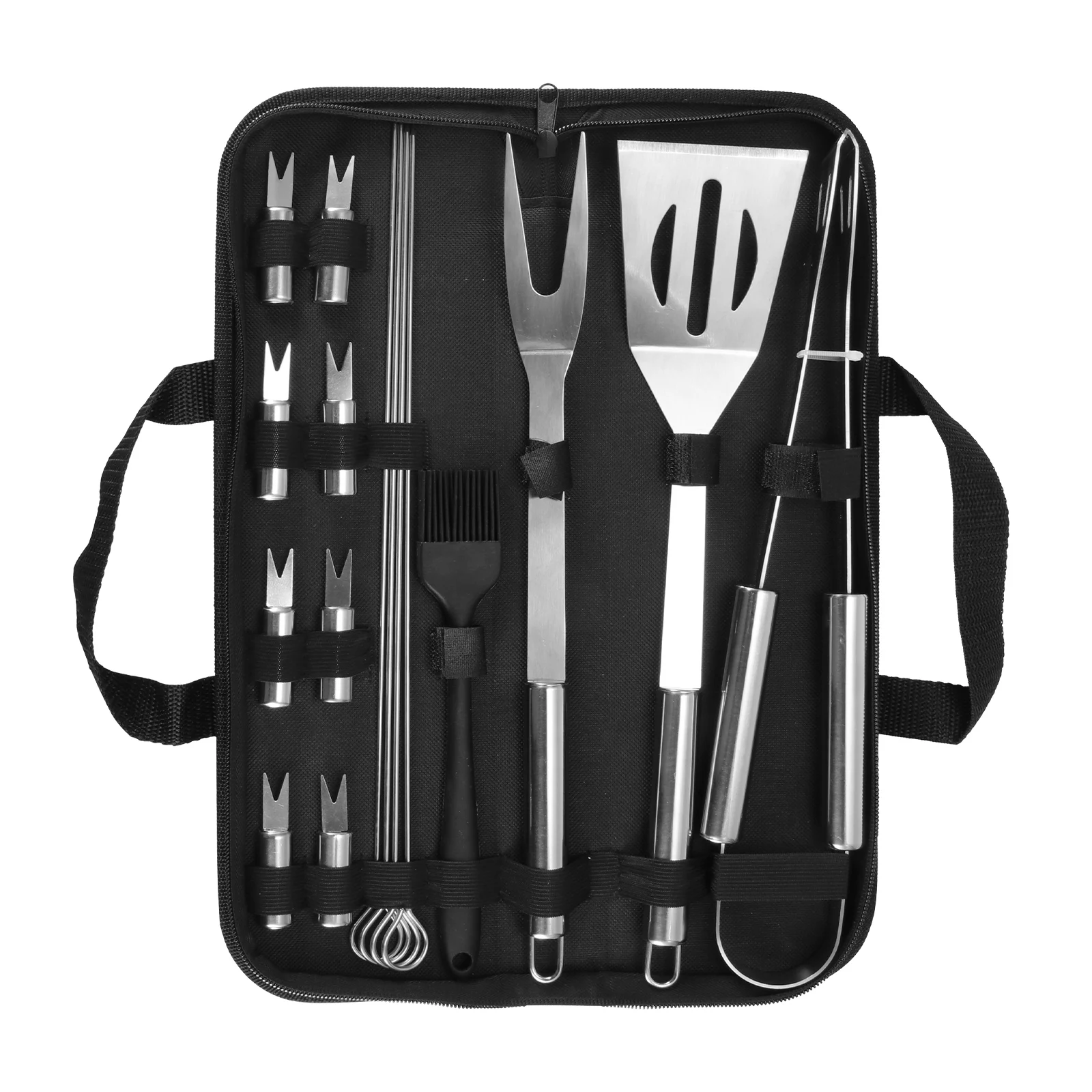 

BBQ Tools Set Stainless Steel Grill Tools Set Outdoor Cooking Tool Kit BBQ Utensil Accessories Barbecue Grilling Set