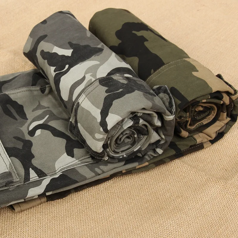 

Cotton multi-pocket casual pants fashion Tooling Straight loose camouflage trousers 2020 autumn and winter new men's clothing