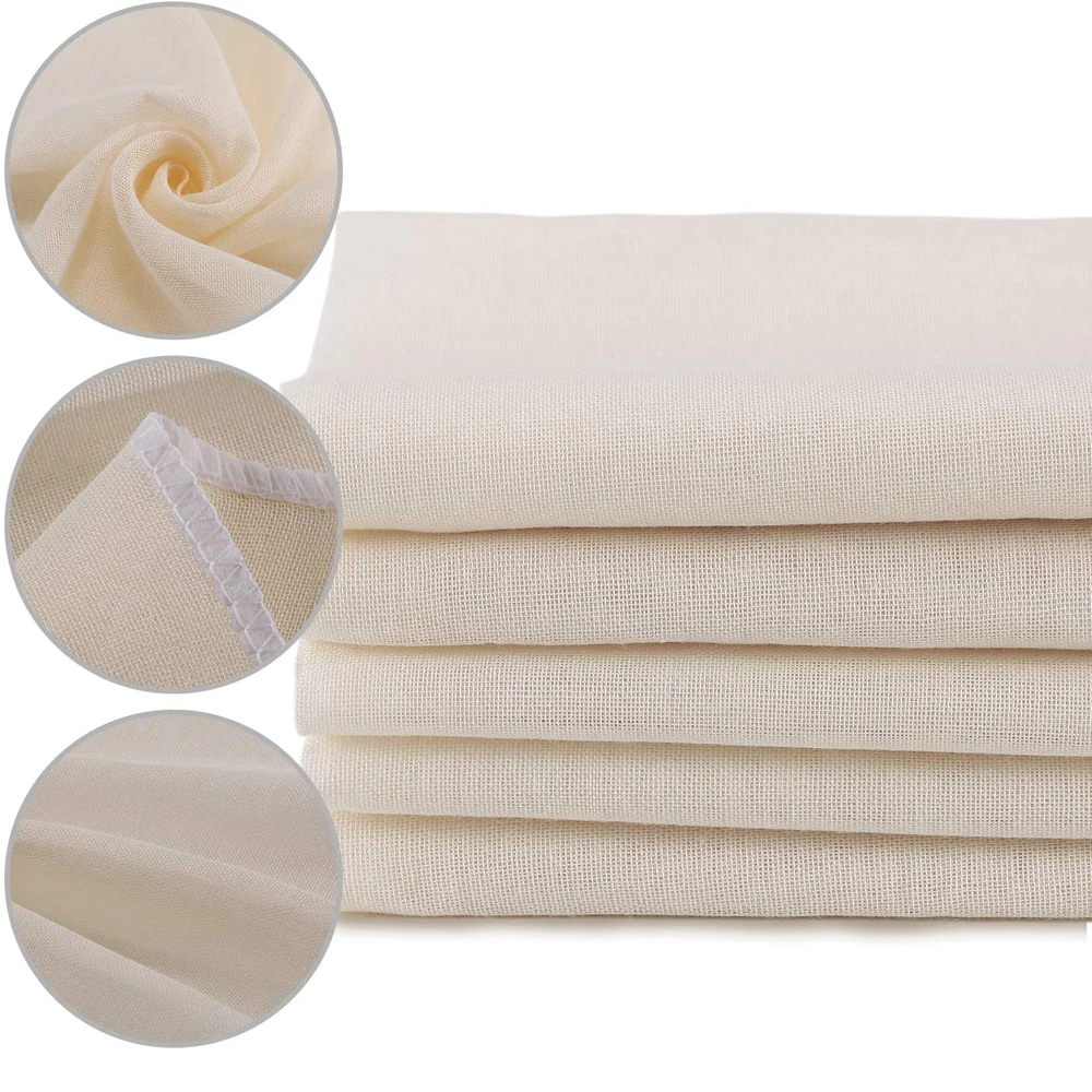 Муслиновые ткани Многоразовые для напряжений неотбеленные Чистый хлопок марля