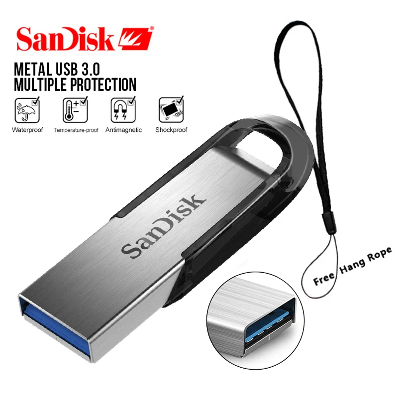 USB флеш накопитель SanDisk CZ73 на 256 ГБ 3 0 16 32 64 128 ГБ|USB флэш-накопители| |