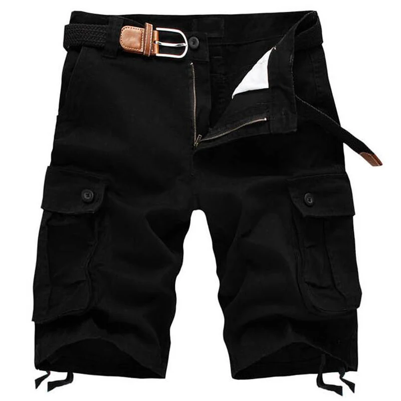 

Shorts Men Summer Loose Cotton VogueShort Pants Mens Outwear Straight Pocket Military Sports Cargo Shorts Bermuda Masculina