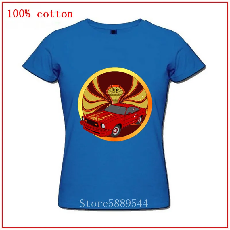 Женская футболка в стиле ретро Cobra Kai King Snake Vestido с коротким рукавом и вырезом