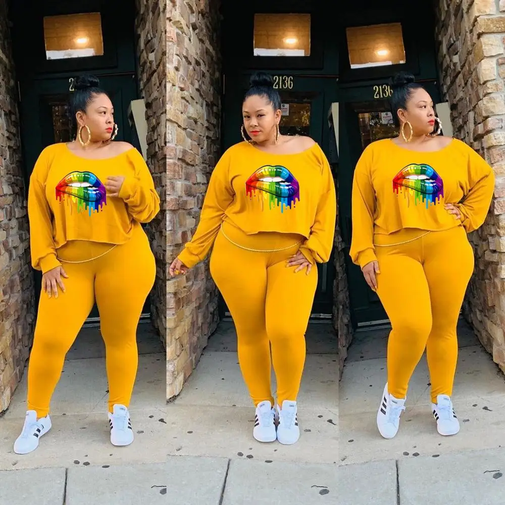 2019 Новинка для женщин на осень зиму с принтом в виде поцелуйчиков круглым вырезом