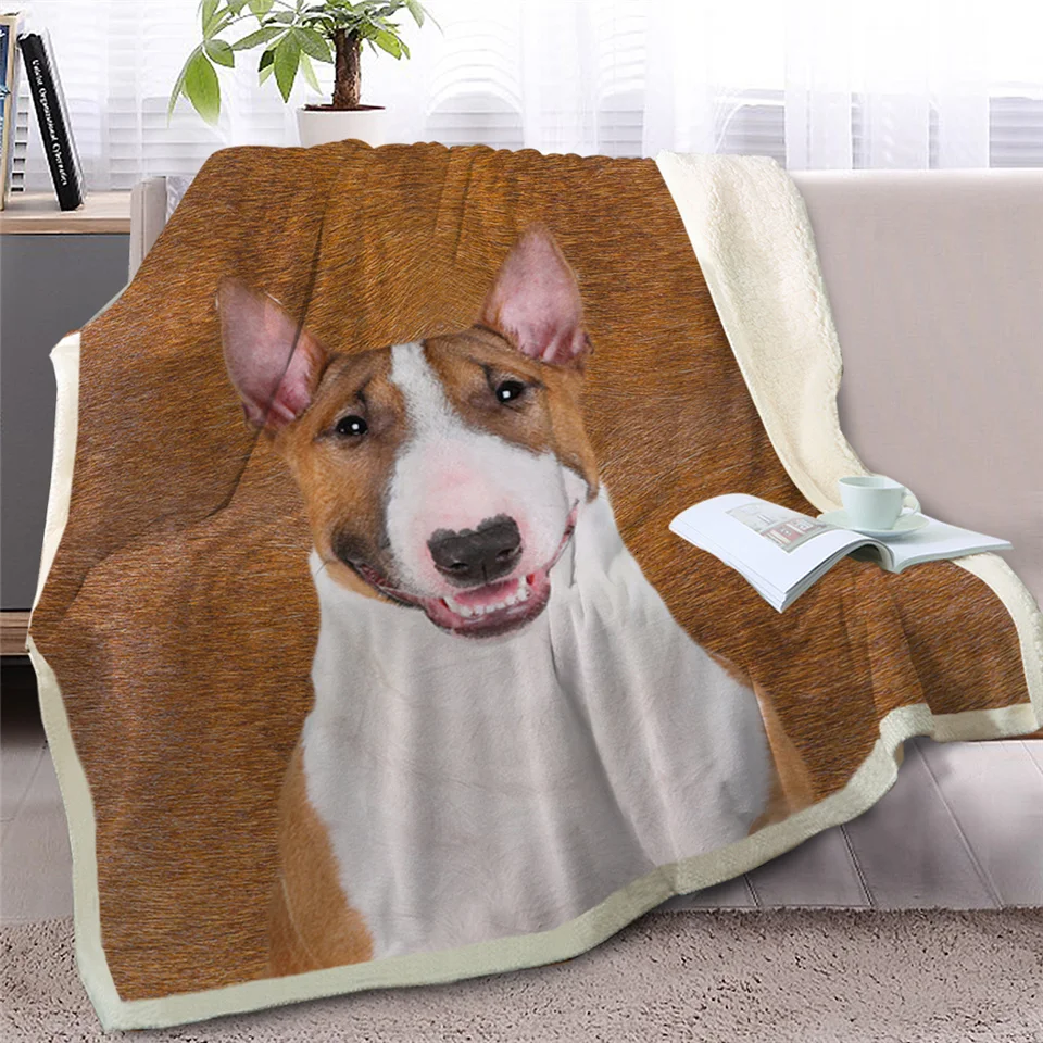 Blesslive Basenji шерпа одеяло на кровати коричневая собака животное плед для взрослые покрывала 3D печать манты 150x200 см