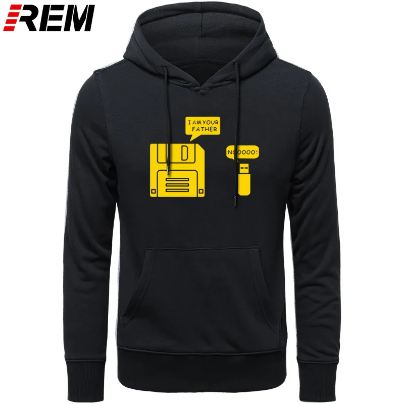 REM USB дискета я ваш отец мужские хлопковые с длинным рукавом юмором диск повседневные Camisetas Hombre мужские кофты с капюшоном, толстовки