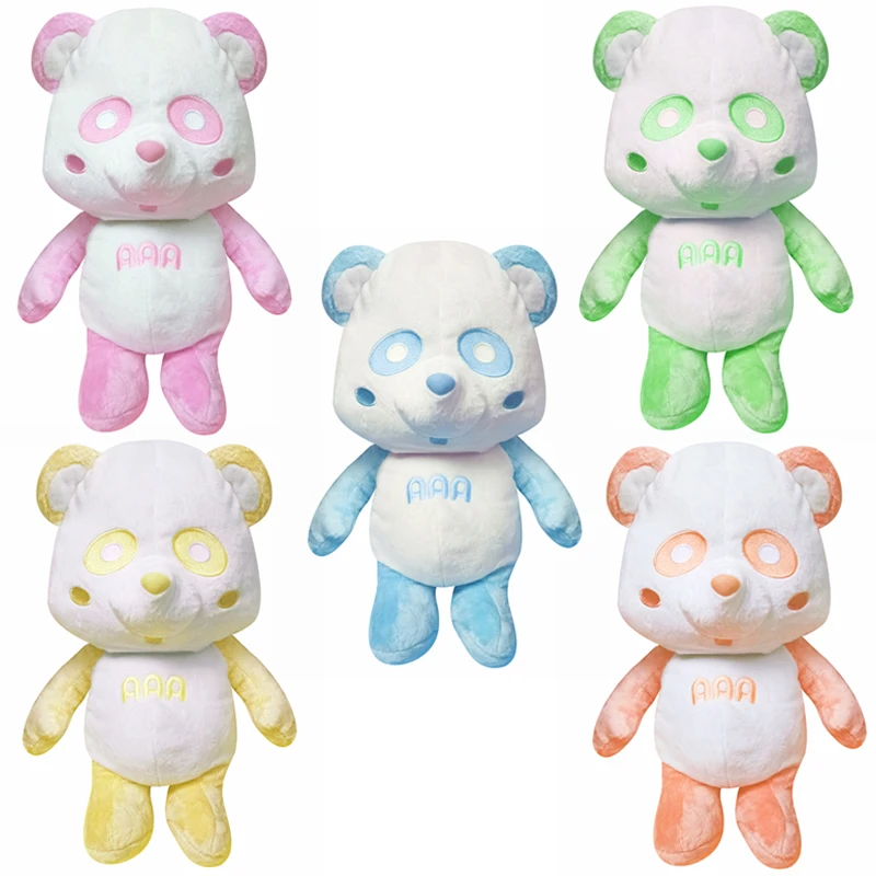 

Cute Japan Attack All Around AAA Rainbow Color Pink Green Yellow Orange Panda Big Plush Stuffed Animals Doll Toy Kids Gifts 42cm