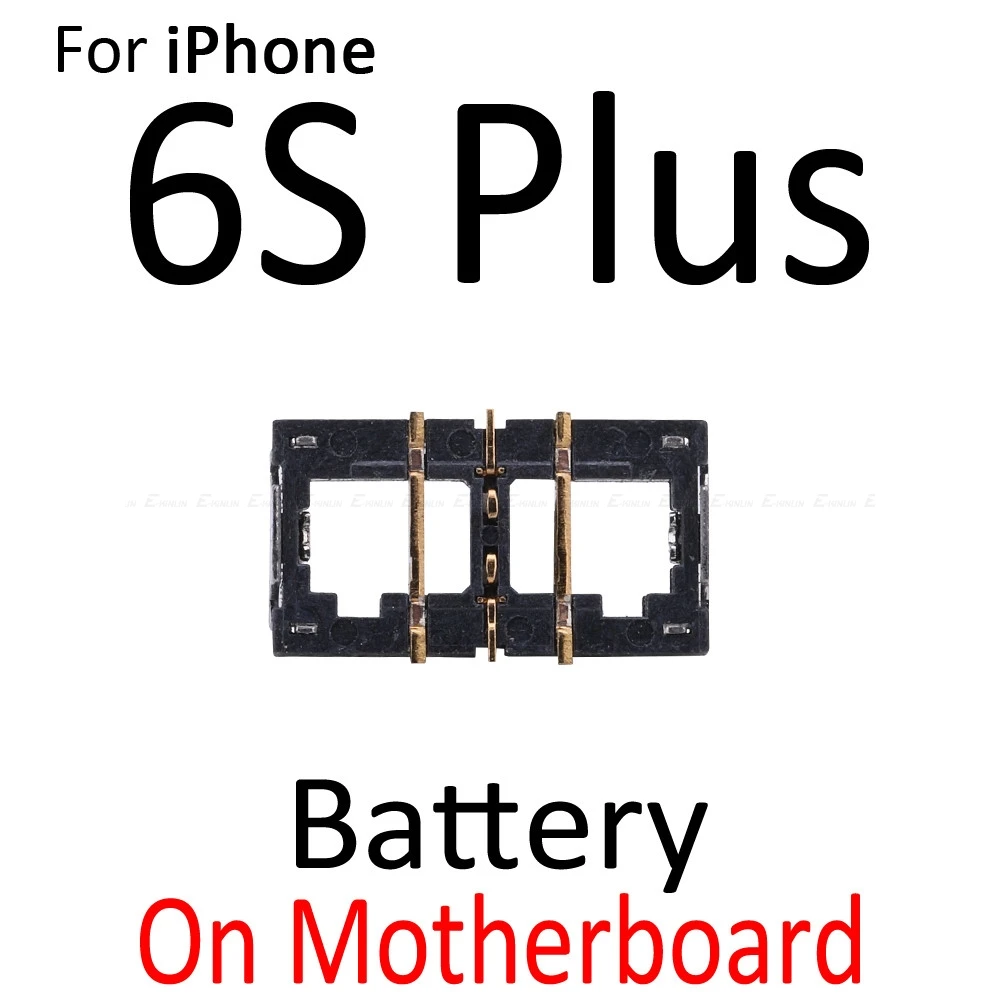 2 шт. внутренний FPC Разъем для iPhone 5 5S SE 5C 6 6S Plus зажим аккумулятора Контакты