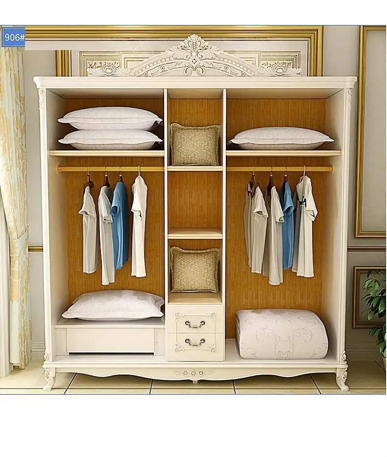 Madera деревянный шкаф Range Vetement для хранения кварто Европейский шкаф Mueble De Dormitorio мебель для спальни шкаф