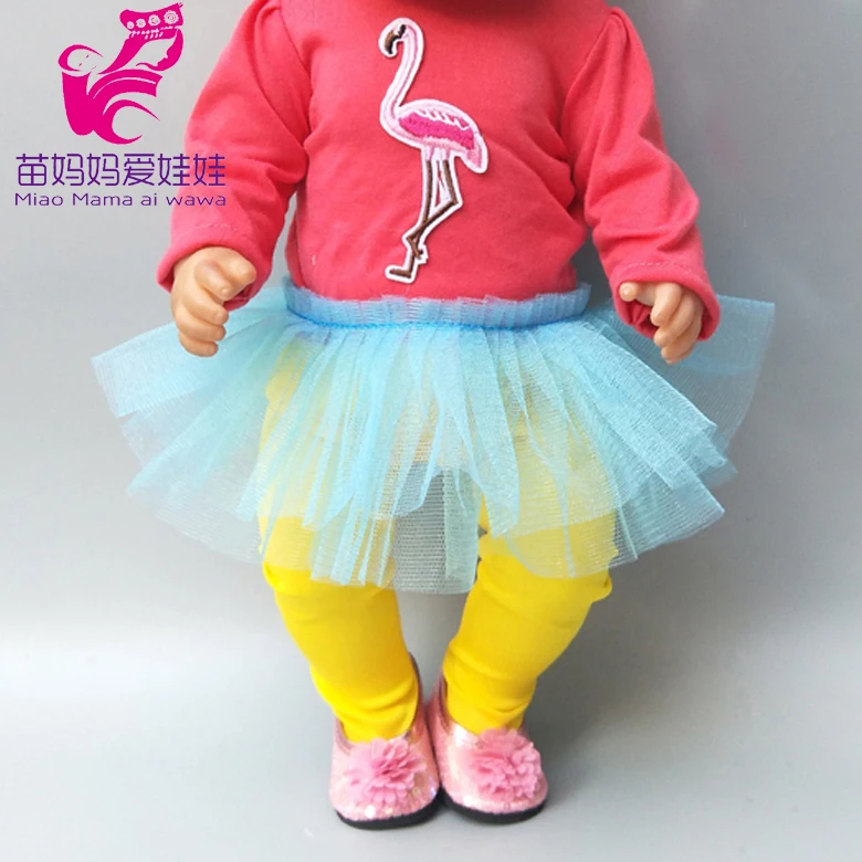 Одежда для куклы 43 см ухода за ребенком мам Reborn Baby платье леггинсы девочек 18