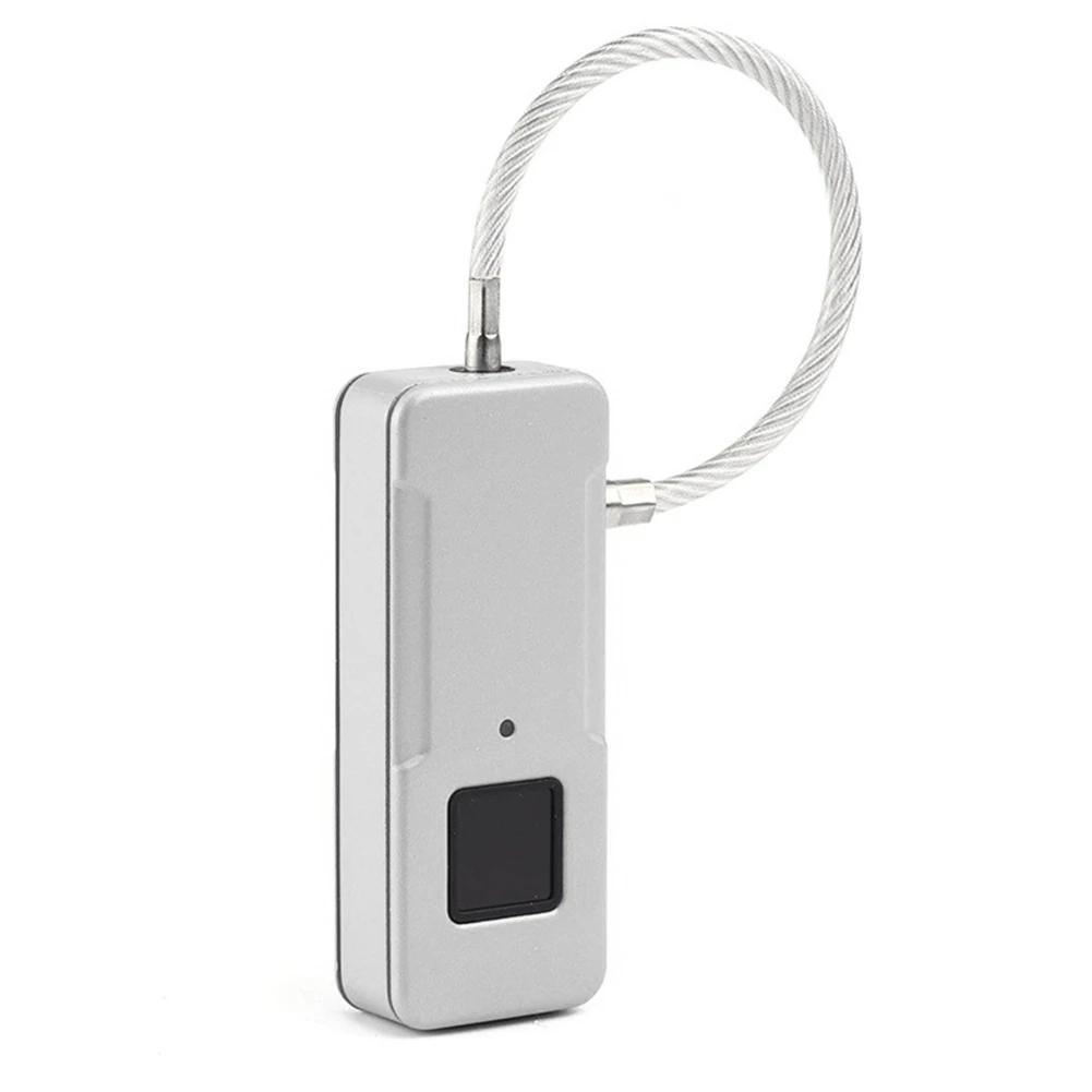 

Keyless Waterproof Mini Portable Bag Protection Door Fingerprint Padlock Intelligent Cabinet Recogniztion Travel Anti Theft