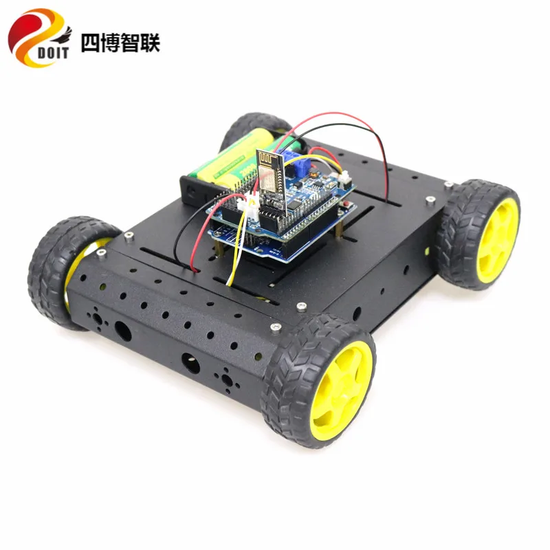 SZDOIT WIFI/Bluetooth/Управление ручкой C400 4WD умный автомобиль шасси RC металлический робот