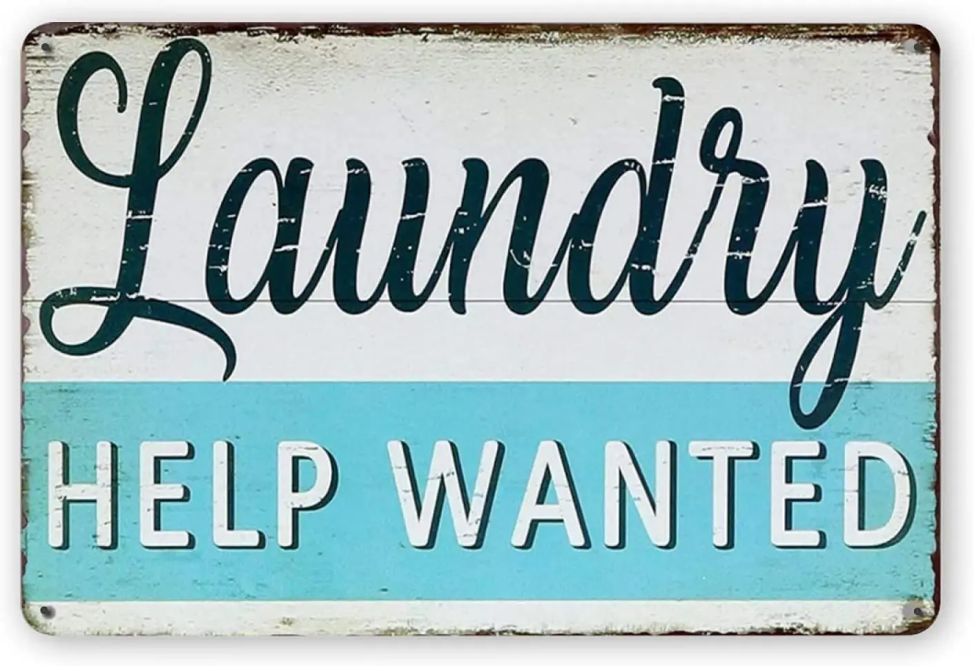 Металлический жестяной ретро-знак кегилла для стирки Забавный винтажный