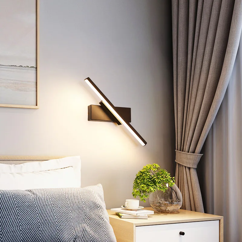 

Modern Led Wall Lamp Nordic Minimalist Sconces Lighting Living Bedroom Restaurant Kitchen Bedside Indoor Decor Luminaire Lights