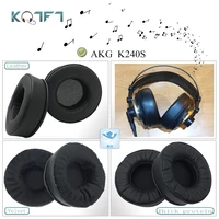 kqtft protein skin velvet replacement earpads for akg k240s headphones ear pads parts earmuff cover cushion cups