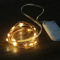 2m 20leds copper wire led string light holiday lighting fairy garland for christmas tree new year wedding party decoration