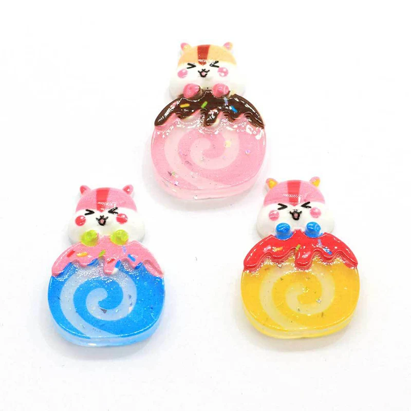 10 шт. с блестками и изображениями героев мультфильмов Леденец на палочке плоской