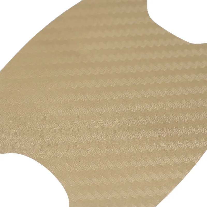 4 шт./компл. двери автомобиля Стикеры углеродного волокна устойчивые к царапинам