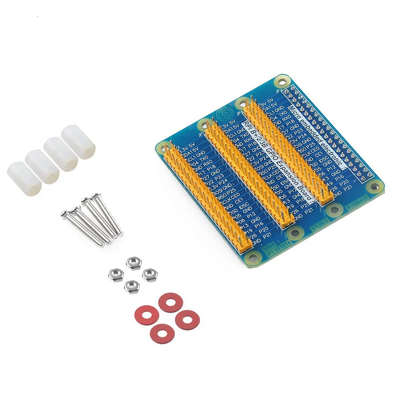 Плата расширения Raspberry Pi Gpio один ряд три ряда для 4 3 Model B +|Аксессуары