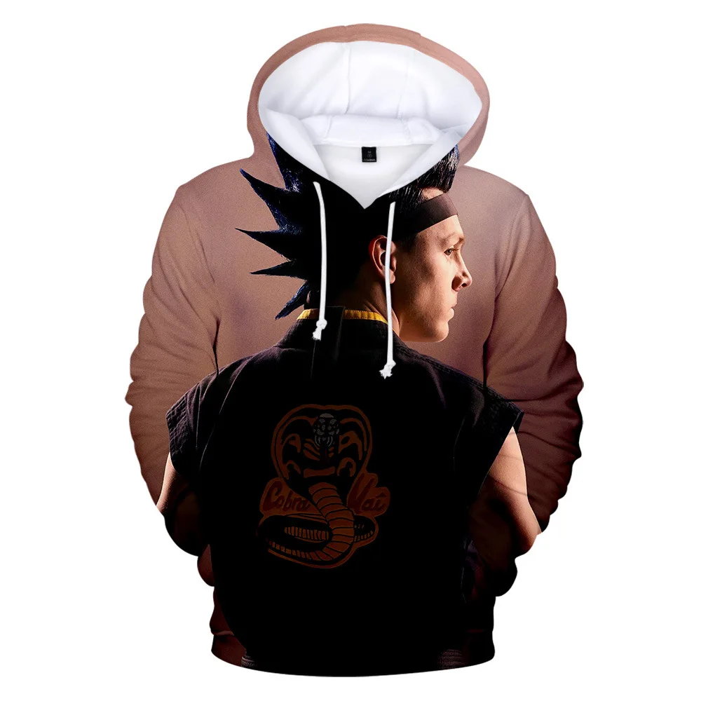 

New Karate Kid 3D Print Oversized Women/Men Hoodies Sweatshirt Streetwear Hip Hop Pullover Funny Hooded Cobra Kai Outwear