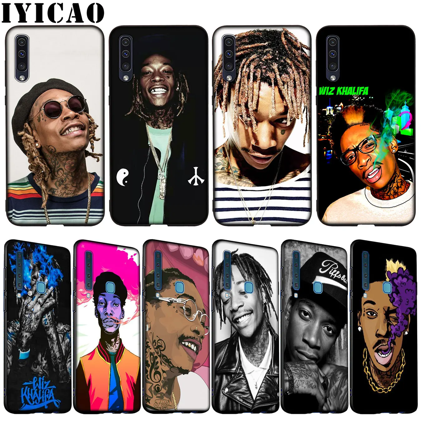 Мягкий силиконовый чехол IYICAO Wiz Khalifa Rapper для Samsung Galaxy A70 A60 A50 A40 A30 A20 A10 M10 M20 M30 M40 A20E