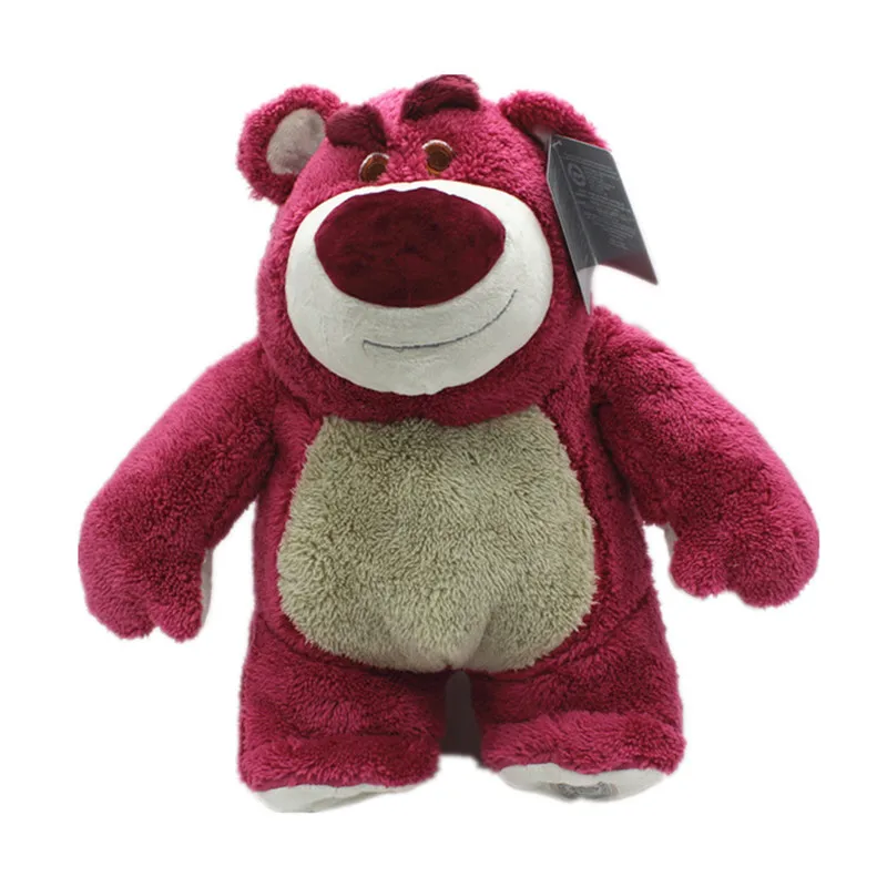 

1piece Toy Story 42cm Original Lotso Strawberry Bear Stuffed Bear Super Soft Toys for Kids with Strawberry smell